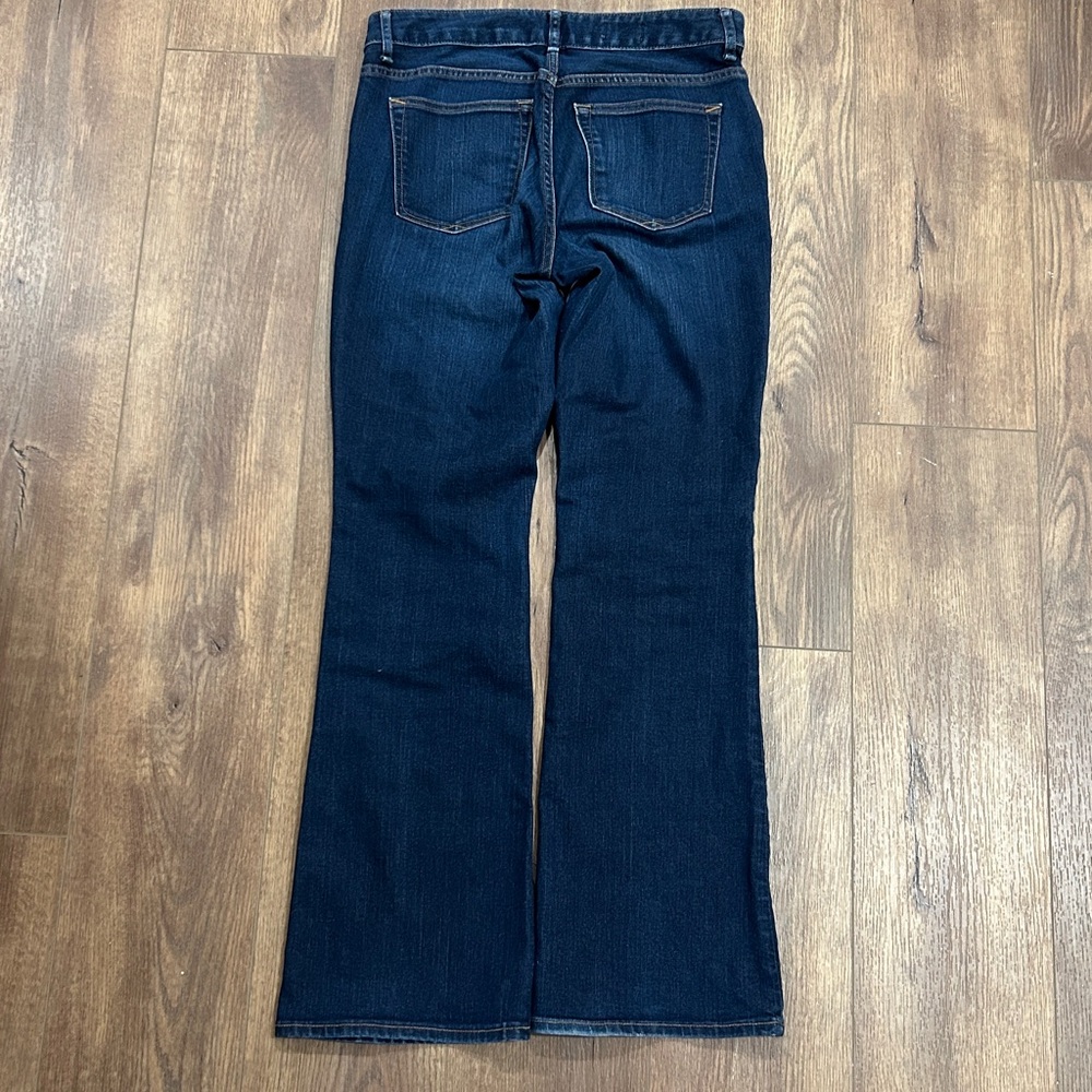 GAP denim blue jeans perfect boot dark five pocket zipper fly women’s size 29 R
